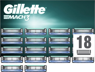 Gillette Mach3 Razor Blades 18 wkładów