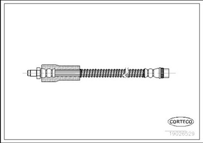 CABLE BRAKE FLEXIBLE RENAULT CLIO II  