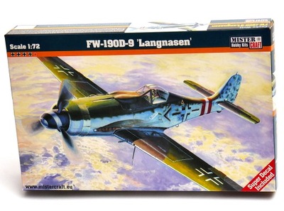 Focke Wulf FW-190D-9 Lang. 1:72 model Mister Craft