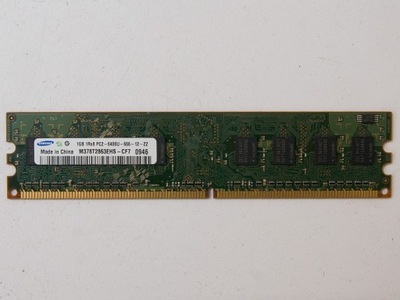 SAMSUNG 1GB DDR2 PC2-6400U 800MHz M378T2863EHS-CF7