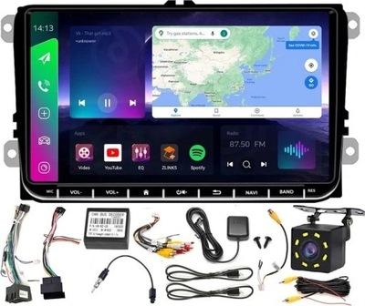 NAVIGATION 2 DIN RADIO VW PASSAT B6 B7 GOLF 5 V 6 VI SEAT SKODA VOLKSWAGEN  