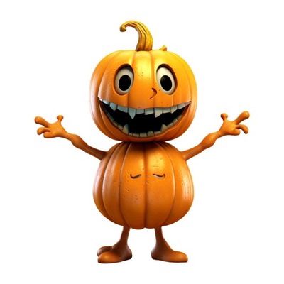 Statua dyni Halloween Kreskówka w stylu Halloween