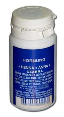 HENNA ANNA CZARNA proszkowa 50g HORNUNG