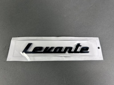 Logo эмблема надпись maserati levante чёрные фото №1