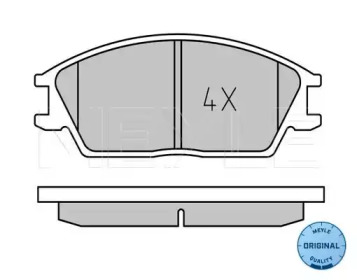 КОЛОДКИ ГАЛЬМІВНІ HYUNDAI MEYLE