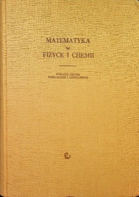 Matematyka w fizyce i chemii