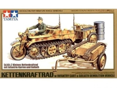 Tamiya 32502 Kettenkraftrad i Goliath