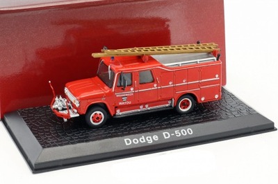 DODGE D500 Brandweer Straż pożarna 1:72 Atlas