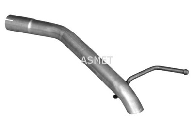 ASMET TUBO DE ESCAPE PARTE TRASERA DL. 510MM OPEL ASTRA J ASTRA J GTC 1.4  