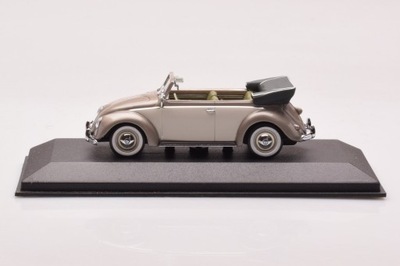 VW Volkswagen 1200 Cabriolet Anthracite Cream Minichamps 1/43