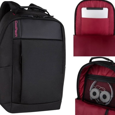 Plecak Coolpack na laptopa Spot czarny biznesowy
