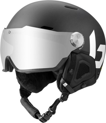 Kask Narciarski Bolle MIGHT VISOR Black Matte M 55 – 59 cm