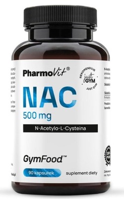 Pharmovit NAC 500mg N-Acetylo-L-Cysteina 90 kaps