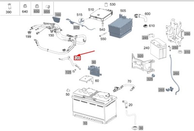 Mb gle w167 аккумулятор to transm. bell housing ground strap a1675407943 фото №1