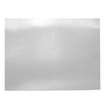 Blacha aluminiowa srebrna szczotkowana 15 x 20 cm