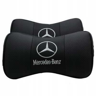 2 PIEZAS DE CUERO ALMOHADAS AL SZYJE PARA MERCEDES GASOLINA  