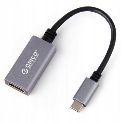 Adapter USB-C na HDMI 2.0 4K@60Hz aluminium ORICO