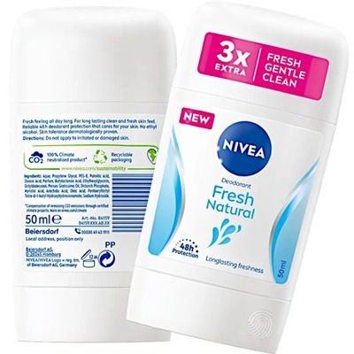 NIVEA WOMAN DEZODORANT DAMSKI SZTYF Fresh Natural