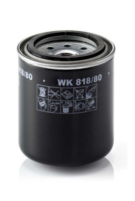 MANN-FILTER WK 818/80 FILTRO COMBUSTIBLES  