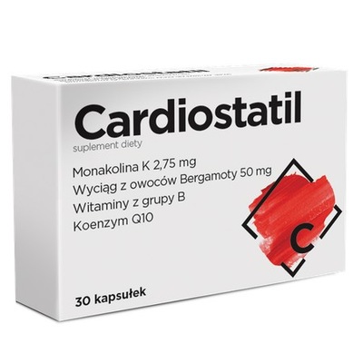 CARDIOSTATIL na cholesterol 30 kapsułek