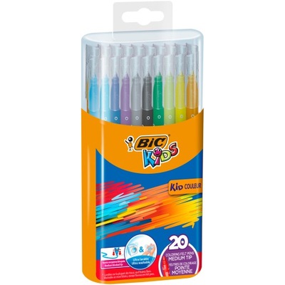 Flamastry Bic Kids Kid Couleur 20 kolorów etiu