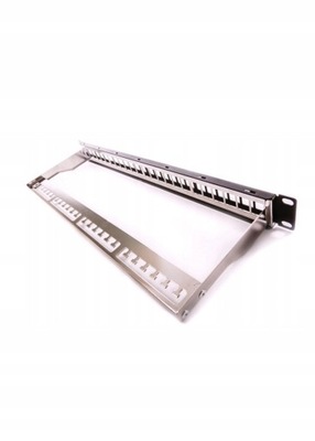 Rack 19" Patch panel KEYSTONE 24 port UTP 1U