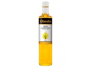 OLEJ LNIANY TŁOCZONY NA ZIMNO BIO 250 ml - OLANDIA