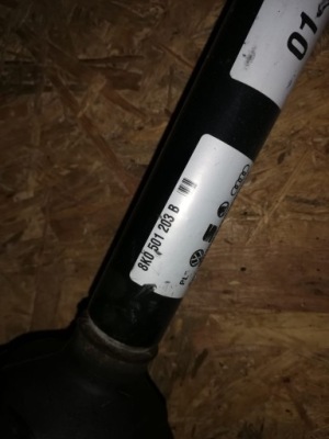 Audi a4 a5 приводной вал комплектная задний  8k0501203b фото №1