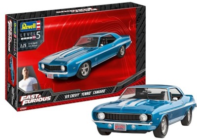 Model do sklejania Revell Chevy Camaro 1969 Yenko Fast and Furious