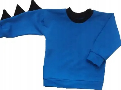 Bluza niebieska z kolcami rozmiar 74