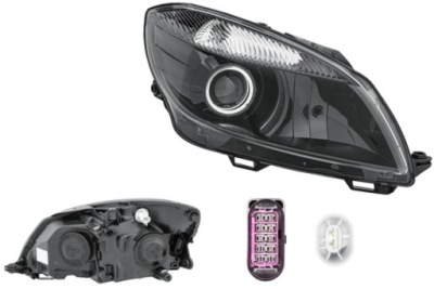 Hella фара skoda fabia ii, roomster 12.06-05.15 pr фото №1