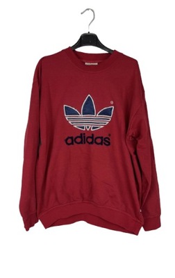 Adidas Czerwona Bluza Męska Duże Logo M 38