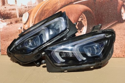 Mercedes gle w167 multibeam full led левая i правая лампа лампы фото №1