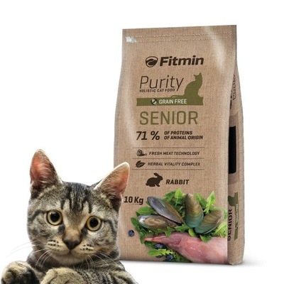 Fitmin cat Purity Senior - 10 kg Sucha karma