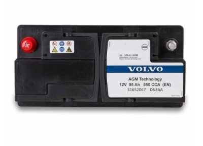 Акумулятор 12v 850a 95ah volvo фото №1