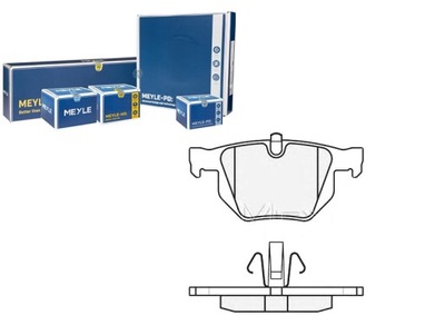 SABOTS DE FREIN DE FREIN BMW ARRIÈRE E90 E91 05- MEYLE - milautoparts-fr.ukrlive.com