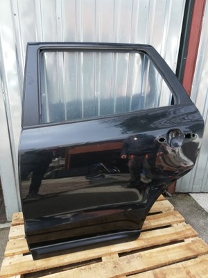 Дверь левая задняя hyundai santa fe ii чёрные 2z фото №1