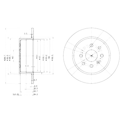 DRIVE+ DISCS BRAKE 2SZT. REAR OPEL VECTRA B 1.8B 95-00 PELNA  