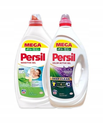 Zestaw Persil Active Żel do Prania 176prań 3,96Lx2