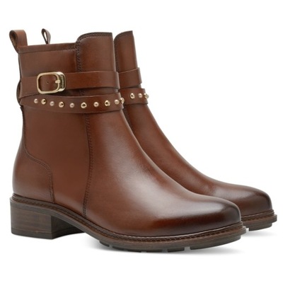 Botki damskie Tamaris 1-25052-41 305 COGNAC R.37