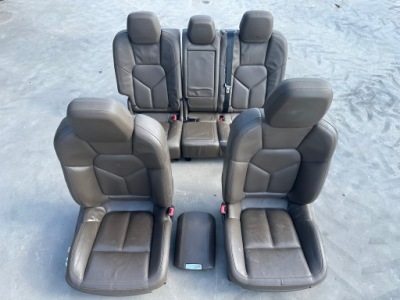 Сидіння сидіння шкіра porsche cayenne 7p коричневий lubelskie фото №1