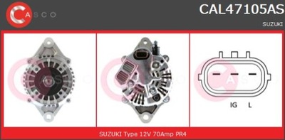 ГЕНЕРАТОР 12V 70A