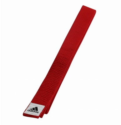 Pas Karate Taekwondo Judo Adidas czerwony 240 cm