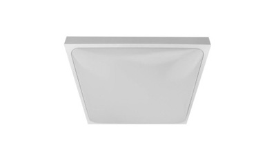 PLAFON LAMPA SUFITOWA KWADRAT BIAŁY 2xE27 LED ECO LIGHT EC20445