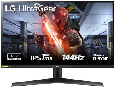 Monitor LG 27GN800P-B 27 QHD IPS 1ms 144Hz