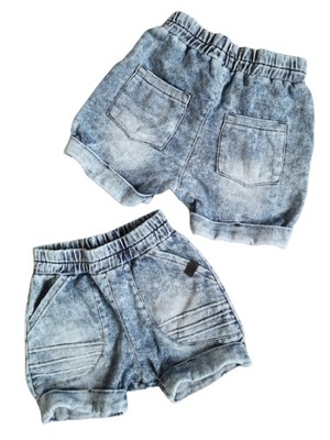 Spodenki jeans niebieskie 140/146 All for kids