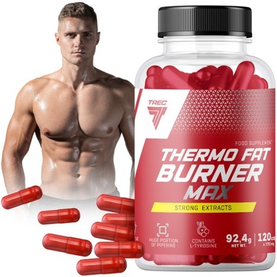 TREC THERMO FAT BURNER 120kaps NIESAMOWITY SPALACZ