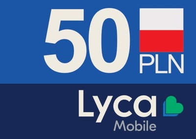 LycaMobile 50zł Kod doładowanie Prepaid code 50PLN