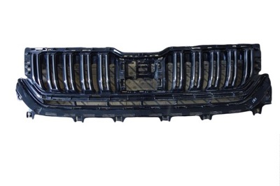 Решётка радиатора решётка радиатора хром skoda kodiaq фото №1