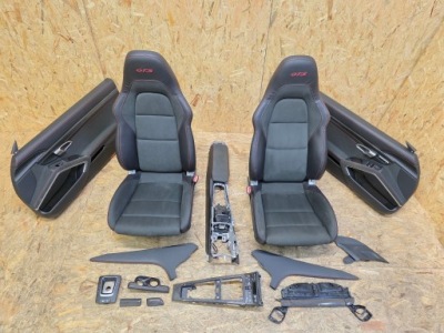 Porsche boxster cayman 982 сиденья обивка середина салон кожа gts 718 el фото №1